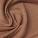 Brushed Polyester Modal Stretch French Terry Fabric, 277 gsm, 170 cm — Brown — photo 2