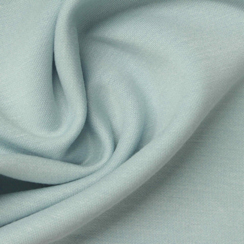 Light Blue Marl Scuba Knit, Poly-Viscose, 250 gsm