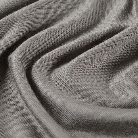 Viscose Stretch Jersey Knit Fabric, 160 gsm, 150 cm — Grey