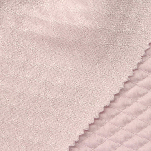 Light Pink Diamond Scuba Knit, Polyester