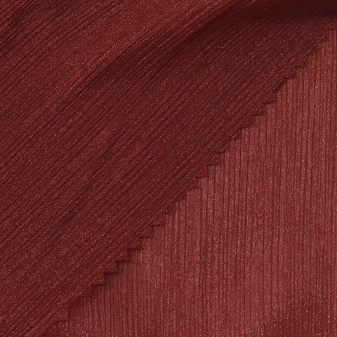 100% Polyester Chiffon Fabric, 60 gsm, 155 cm — Red