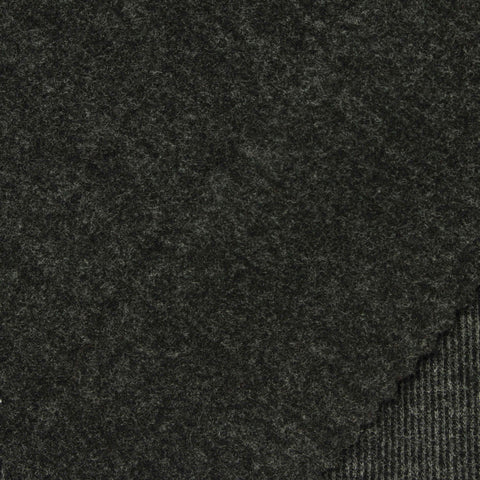 Dark Grey Marl Knit, Polyester, 340 gsm, 190 cm