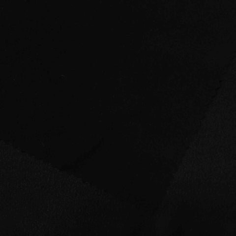 Viscose Polyester Jersey Knit Fabric, 150 gsm, 155 cm — Black