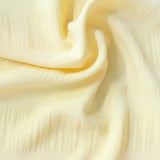 Cream Horizontal-Stripe Seersucker, Polyester — photo 2