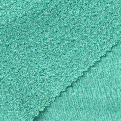 Teal Marl Knit, Poly-Viscose