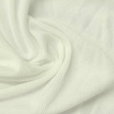 Polyester Stretch Rib Knit Fabric, 190 gsm, 145 cm — Beige — photo 2