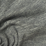 Grey Marl Interlock Knit, Poly-Cotton — photo 2