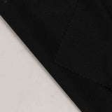 Cotton Polyester Interlock Knit Fabric, 170 gsm, 133 cm — Black — photo 2