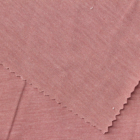 Pink Marl Jersey Knit, Poly-Cotton, 130 gsm