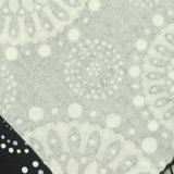 Black Floral Knit, Viscose — photo 2
