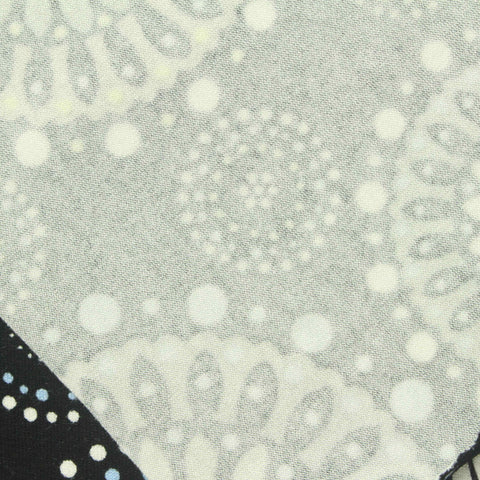 Black Floral Knit, Viscose, 230 gsm