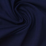 Polyester Stretch Sateen Fabric, 225 gsm, 150 cm — Navy — photo 2