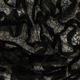 Black Floral Jacquard, Polyester — photo 2