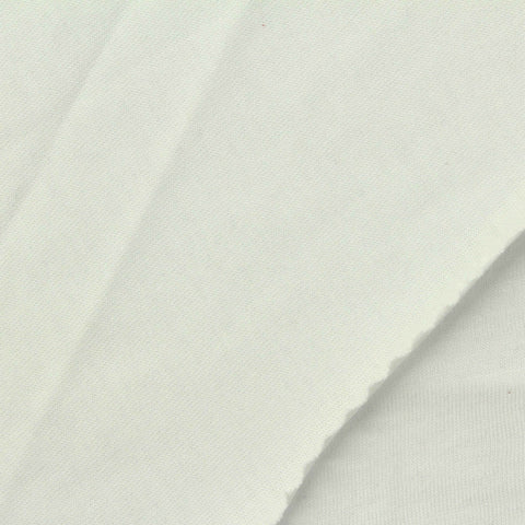 Cotton Modal Jersey Knit Fabric, 150 gsm, 160 cm — White