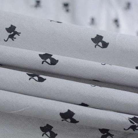 Black Cat Poplin, Cotton