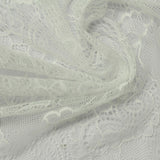Cream Floral Lace, Nylon — photo 2
