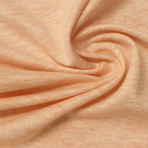 Polyester Viscose Interlock Knit Fabric, 170 gsm, 160 cm — Orange, ref EF-238591
