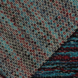 Teal Horizontal-Stripe Chenille, Polyester — photo 2
