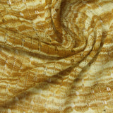 Gold Openwork Chunky Knit, Polyester — photo 2