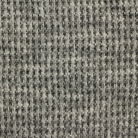 Black Marl Knit, Polyester, 255 gsm, 155 cm