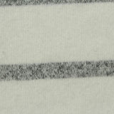 Grey Horizontal-Stripe Chunky Knit, Poly-Viscose — photo 2