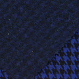 Blue Houndstooth Interlock Knit, Poly-Viscose — photo 2