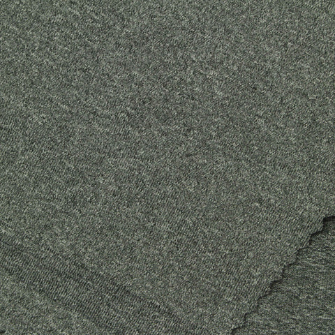 Heathered Grey Marl Jersey Knit, Polyester, 159 gsm