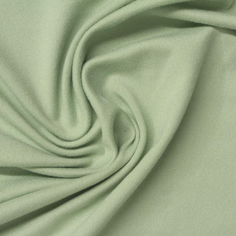 Polyester Stretch Milk Silk Knit Fabric, 160 gsm — Green