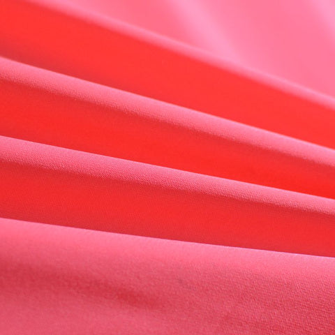 100% Polyester Chiffon Fabric, 110 gsm, 147 cm — Red