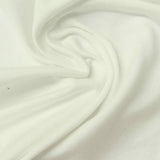 Cotton Stretch Jersey Knit Fabric, 200 gsm, 158 cm — White — photo 2