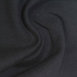 Cotton Polyester Jersey Knit Fabric, 265 gsm, 175 cm — Black — photo 2