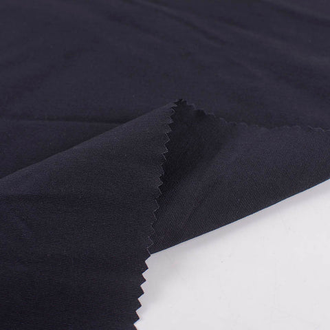 Viscose Nylon Stretch Bengaline Fabric, 218 gsm, 147 cm — Navy