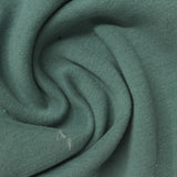 Brushed Cotton Polyester French Terry Fabric, 260 gsm, 165 cm — Green — photo 2