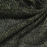 Black Marl Chunky Knit, Poly-Metallic — photo 2