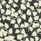 Cream Leaves Rib Knit, Polyester — photo 2