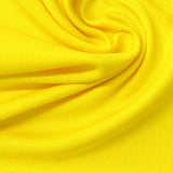 100% Polyester Birdseye Knit Fabric, 180 gsm, 150 cm — Yellow — photo 2