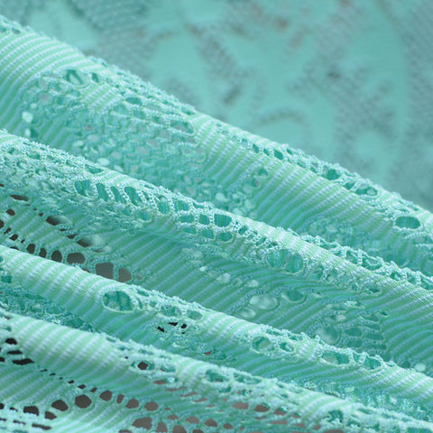 Mint Openwork Jacquard, Polyester