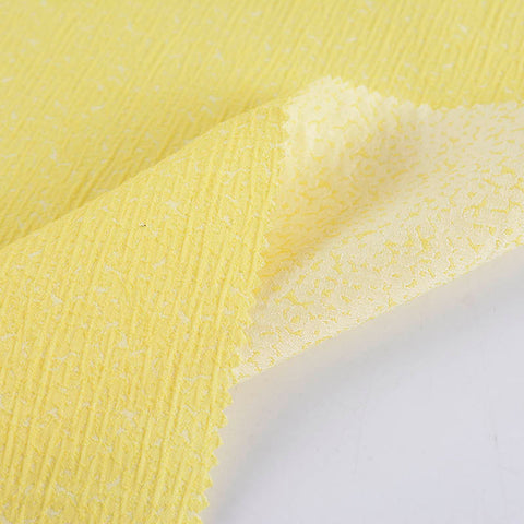 Yellow Marl Jacquard, Polyester, 170 gsm