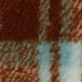 Brown Irregular-Animal Print Minky, Polyester — photo 2