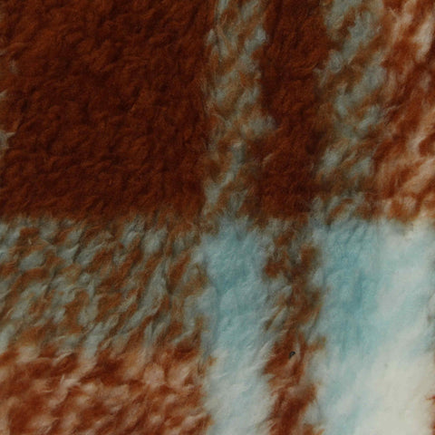 Brown Irregular-Animal Print Minky, Polyester