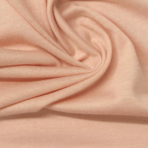 Polyester Viscose Jersey Knit Fabric, 170 gsm, 160 cm — Beige, ref EF-268916