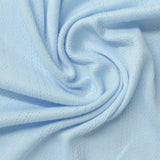 Light Blue Textured Rib Knit, Polyester — photo 2
