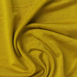 Viscose Polyester Stretch Jersey Knit Fabric, 220 gsm, 170 cm — Yellow — photo 2