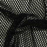 100% Cotton Mesh Fabric, 180 gsm, 155 cm — Black — photo 2