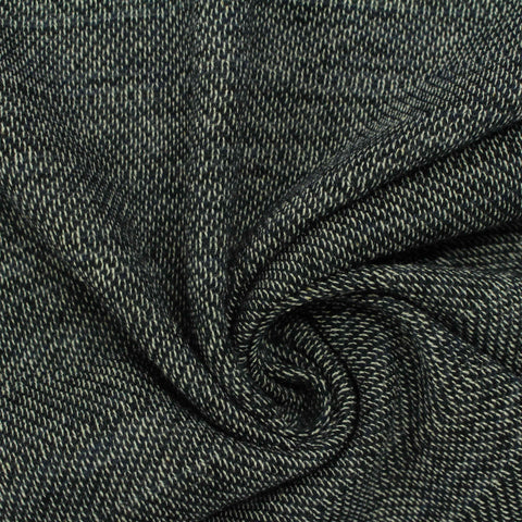 Dark Grey Marl French Terry, Polyester, 135 gsm