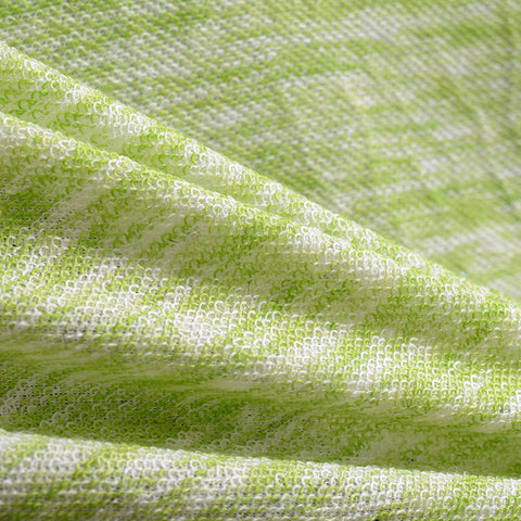 Light Green Marl French Terry, Poly-Acrylic