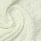 White Textured Jacquard, Polyester — photo 2