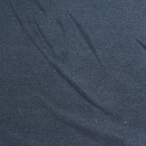 Brushed 100% Polyester French Terry Fabric, 165 gsm, 185 cm — Navy