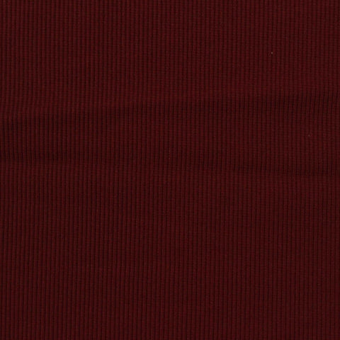 Polyester Stretch Rib Knit Fabric, 380 gsm — Red, ref EF-240306