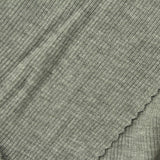 Heather Grey Marl Rib Knit, Viscose — photo 2